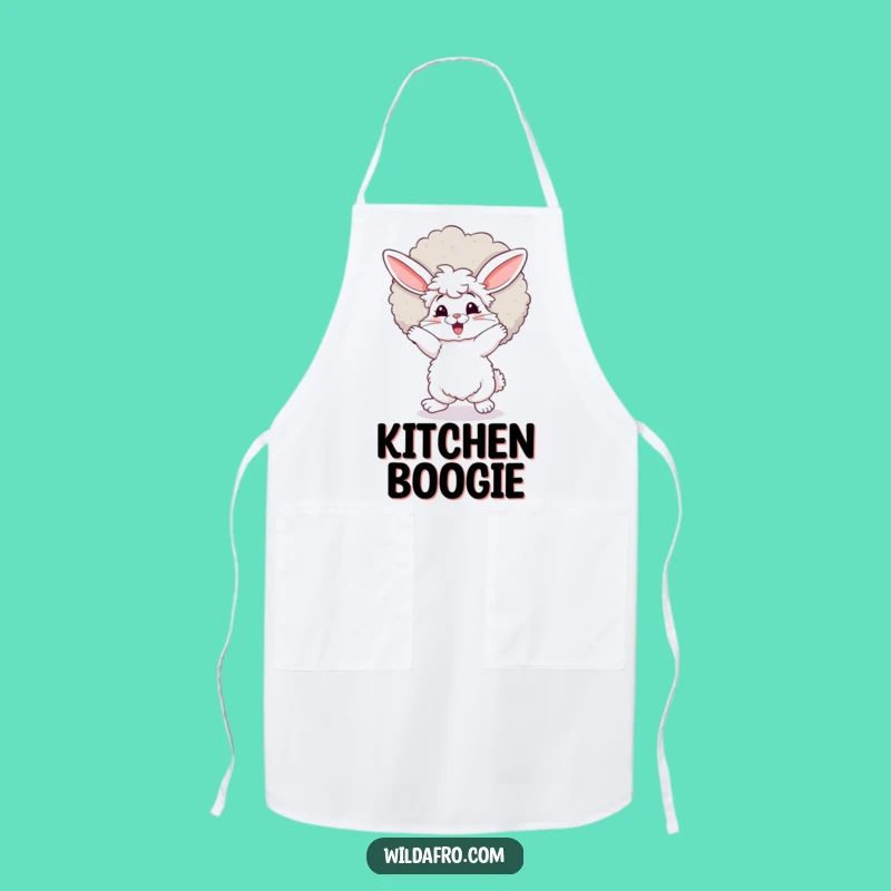 Funny Bunny Afro Dance Apron - Cook to the Beat with this Gift!