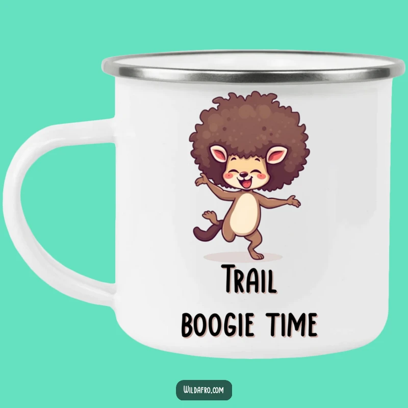 Funny Camping Mug: Agile Animal Afro Dance - Trail Moves Gift!