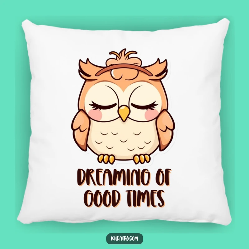 Funny Pillow: Soft Owl with Afro Headband, Ultimate Cozy Comfort Gift