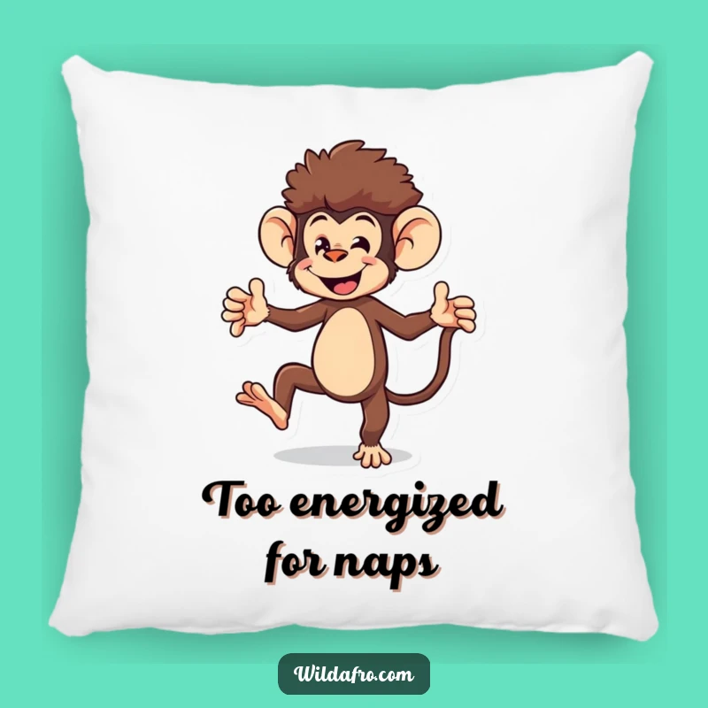Funny Monkey Pillow: Dance Comfort, Perfect Funny Gift for Cozy Fun