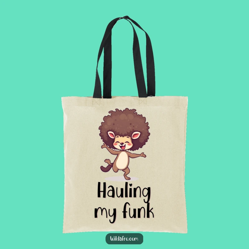Funny Tote Bag: Agile Animal Afro Dance - Carry Your Fun!